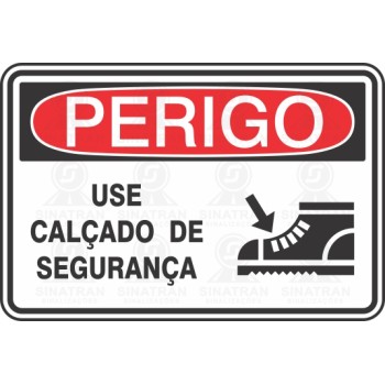 Use calçado de segurança